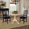 International Concepts 42 in. Dual Drop Leaf Table with 2 Slat Back Dining Chairs - 3 Piece Dining Set K01-42DP-C46-265P - alternate 7